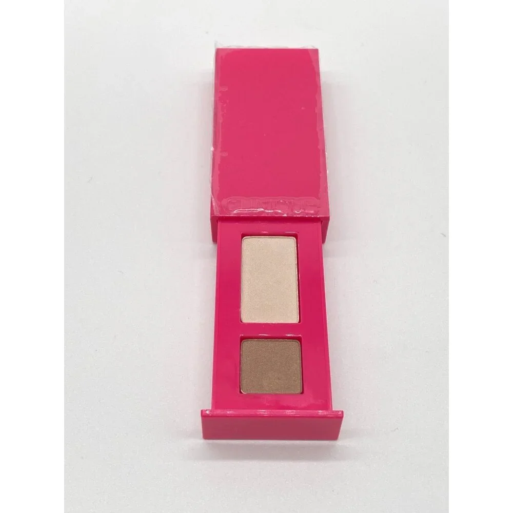 Clinique All About Shadow Duo in 04 Ivory Bisque I Bronze Satin 0.06 Oz
